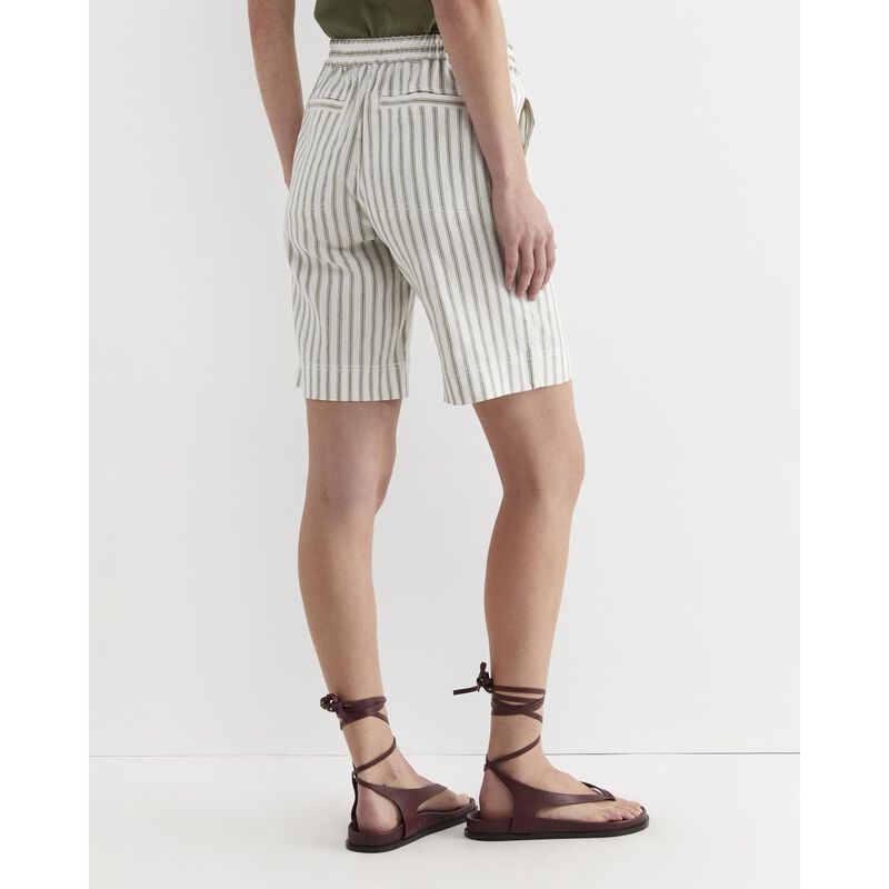 Sportscraft Rosa Stripe Linen Short image number 1